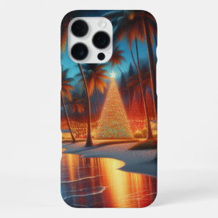 Coque iPhone 16 Pro Max Noël hawaïen/tropical