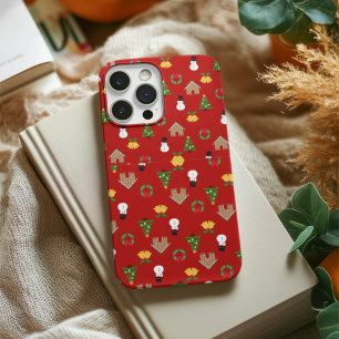 Etui iPhone 13 noël motif téléphonique cadeaux arrière - plans ro