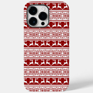 Coque Pour Pour iPhone 14 Pro Max Noël nordique Renne scandinave