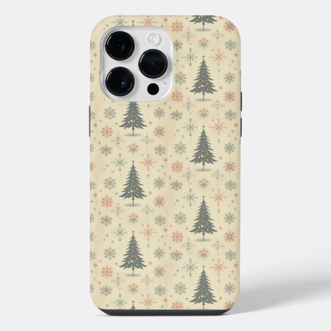 Coque iPhone Noël Rétro/Vintage (Verso)