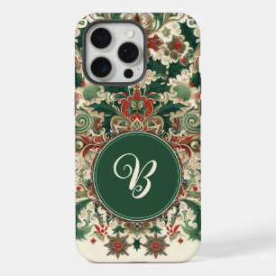 Coque iPhone 15 Pro Max Noël Victorien/Classique/Vintage