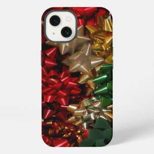 Etui iPhone 13 Noeuds de Noël Colorés Festifs