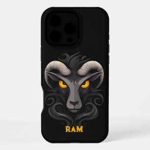 Coque iPhone 16 Pro Max Noir bélier
