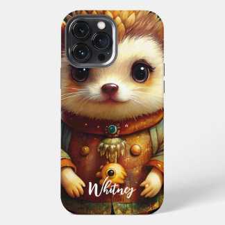Etui iPhone 13 Pro Max Nom de hérisson mignon