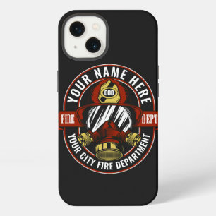 Etui iPhone 13 NOM DE LA Personnaliser Secourt d'incendie du masq
