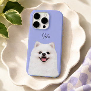 Coque iPhone 16 Pro Nom de l'animal de compagnie moderne en écriture e