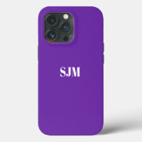 Nom de monogramme personnalisé minimaliste raisin