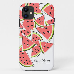 Coque iphone "Nom" de pastèque