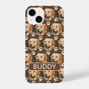 Coque Pour iPhone 14 Nom du chien du Motif photo de animal de compagnie