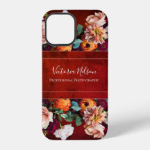 Nom du monogramme Elégant Floral Botanical Rustic