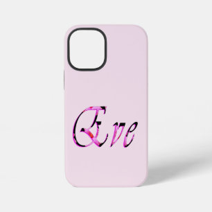 Coque iPhone 12 Mini Nom Eve Floral Rose