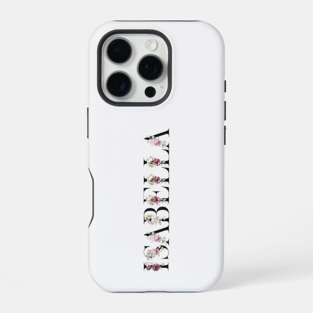 Coque iPhone Nom Isabella (Verso)