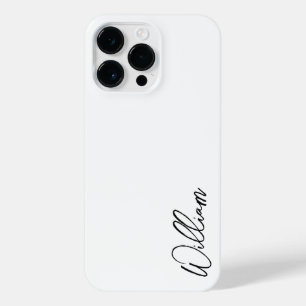 Coque Pour Pour iPhone 14 Pro Max Nom personnalisé du script moderne