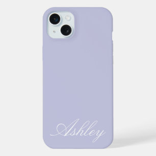 Coque iPhone 15 Plus Nom personnalisé Élégant Moderne Minimaliste