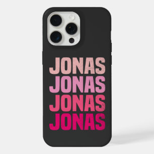 Coque iPhone 15 Pro Max Nom personnalisé Jonas I Love Jonas