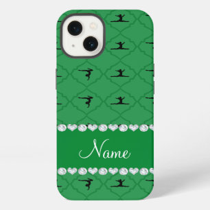 Etui iPhone 13 Nom personnalisé vert gymnastique marocaine