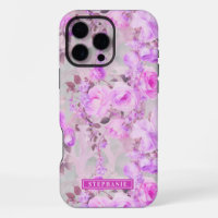 Nom rose romantique et lavande