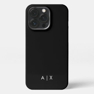 Etui iPhone 13 Pro Nom simple de couple monogrammé