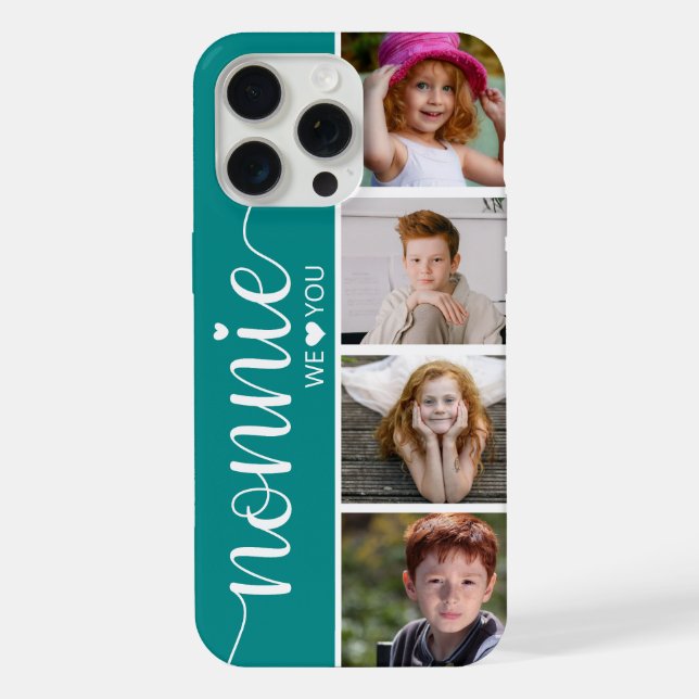 Coque iPhone Nonnie 4 Photo (Verso)