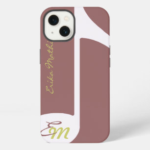 Etui iPhone 13 note de musique féminine