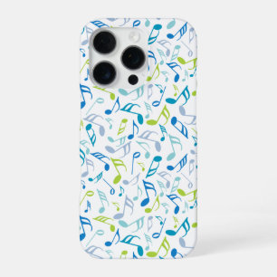 Coque iPhone 16 Pro Notes de musique colorée