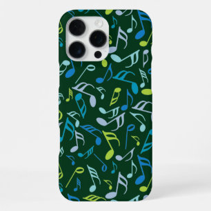 Coque iPhone 16 Pro Max Notes de musique colorée