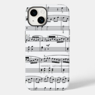 Coque Pour iPhone 14 notes musicales