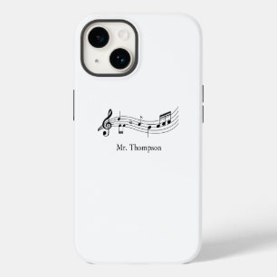 Coque Pour iPhone 14 Notes musicales Bande ou chorale Enseignant Musiqu