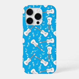 Coque iPhone 16 Pro Notes musicales de Guitare Lines