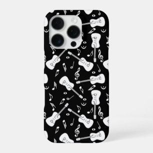 Coque iPhone 16 Pro Notes musicales de Guitare Lines