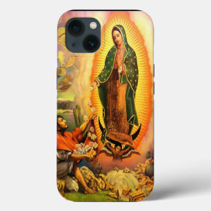 Etui iPhone 13 Notre-Dame de Guadalupe Vierge Marie Couleur Vibra