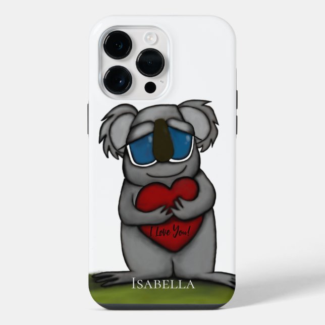 Coque iPhone Nounours Koala (Verso)