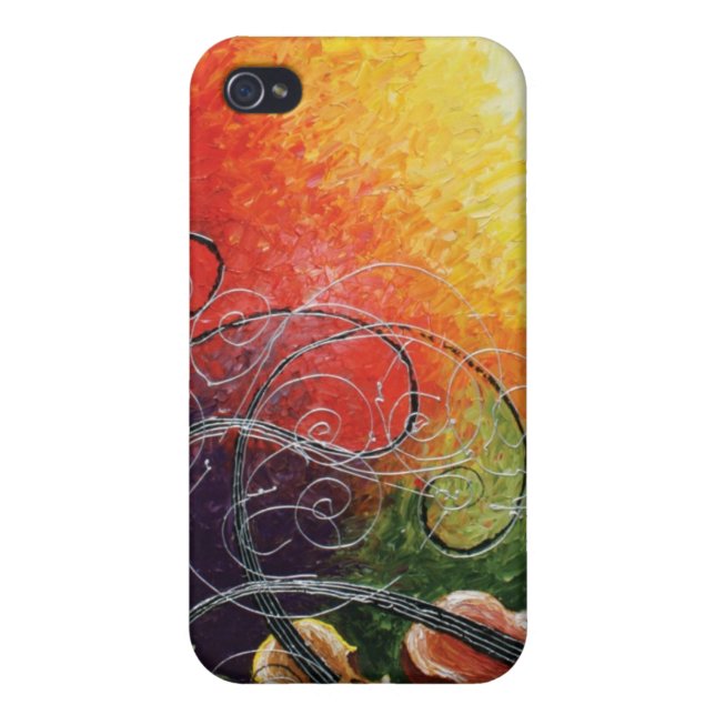 Coque iPhone Nous trois caisse de point de l'iPhone 4 de (Dos)