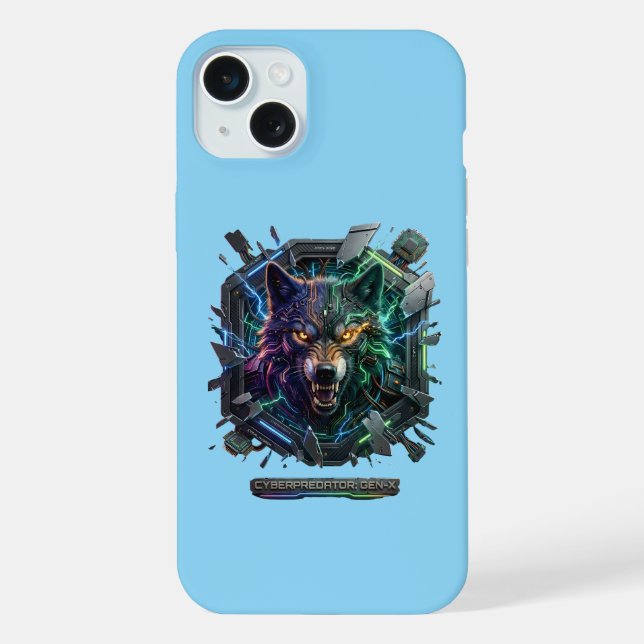 Coque iPhone Nouveau prédateur robotique futuriste  (Verso)