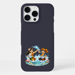 Coque iPhone 16 Pro Max Nouvel An lao Festival d'eau pour enfants – Pi Mai