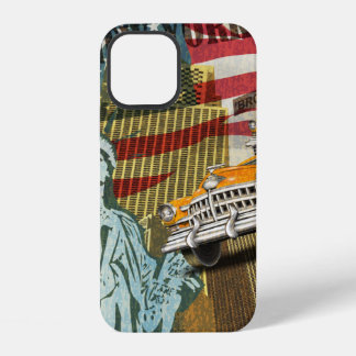Coque iPhone 12 Nouvelle affiche vintage de York.