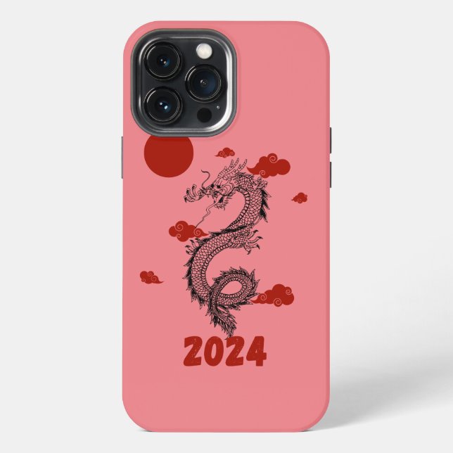 Coque iPhone Nouvelle Année 2024 (Verso)