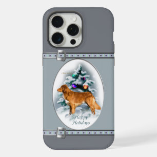 Coque iPhone 15 Pro Max Nouvelle-Écosse Canard à rouleaux Bleu Noël