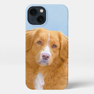 Etui iPhone 13 Nouvelle-Écosse Peinture de chien pour l'essayeur