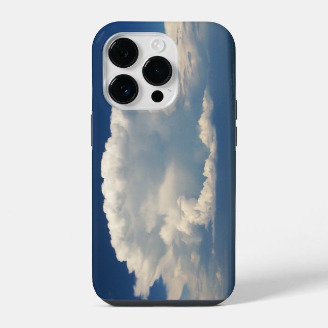 Coque iPhone Nuage Blanc Puffé              (Verso)