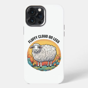Etui iPhone 13 Pro Max Nuage Fluffé Sur Les Jambes