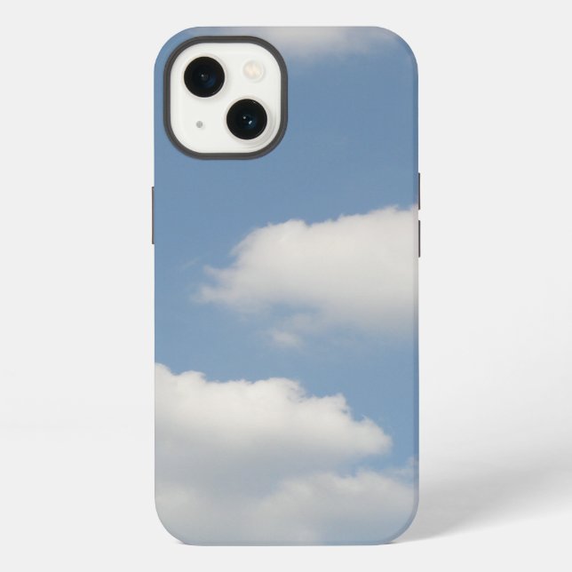Coque iPhone Nuages Cumulus Floconneux (Verso)