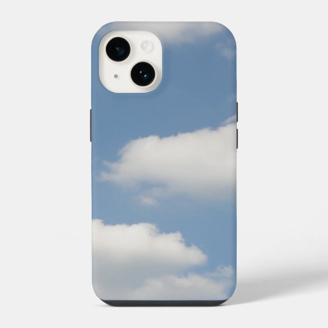 Coque iPhone Nuages Cumulus Floconneux (Verso)
