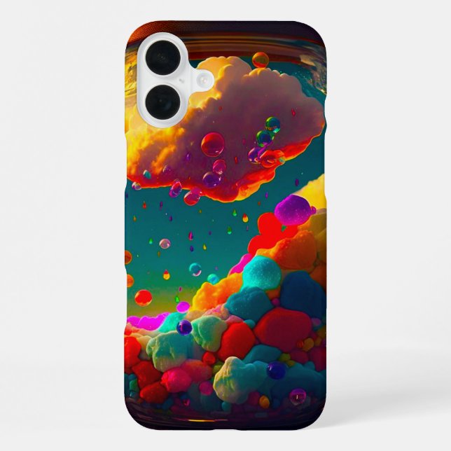 Coque iPhone Nuages d'art (Verso)
