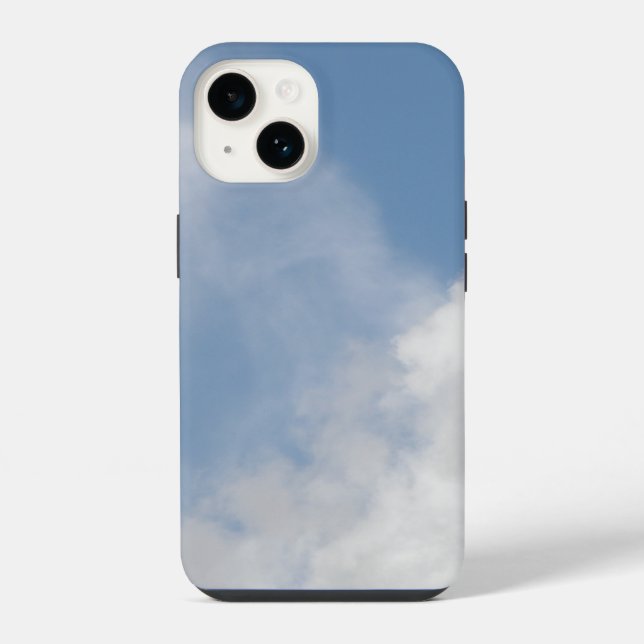 Coque iPhone Nuages fluides (Verso)
