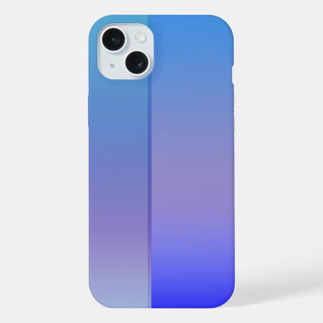 Coque iPhone Nuances de bleu (Verso)