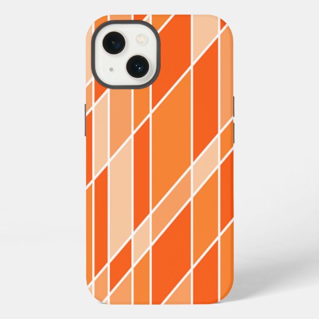 Coque iPhone Nuances d'orange (Verso)