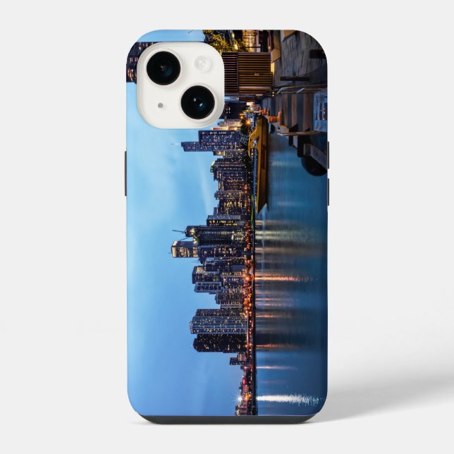 Coque iPhone Nuit à Navy Pier (Verso)