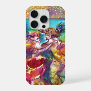 COQUE iPhone 15 PRO NUIT DE MASCARADE / BAL DE CARNAVAL MONOGRAMME