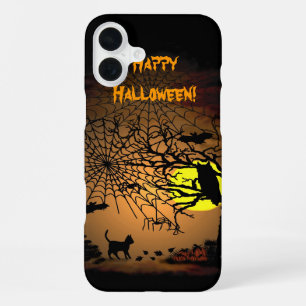 Coque iPhone 16 Plus Nuit d'Halloween, Joyeux Halloween !